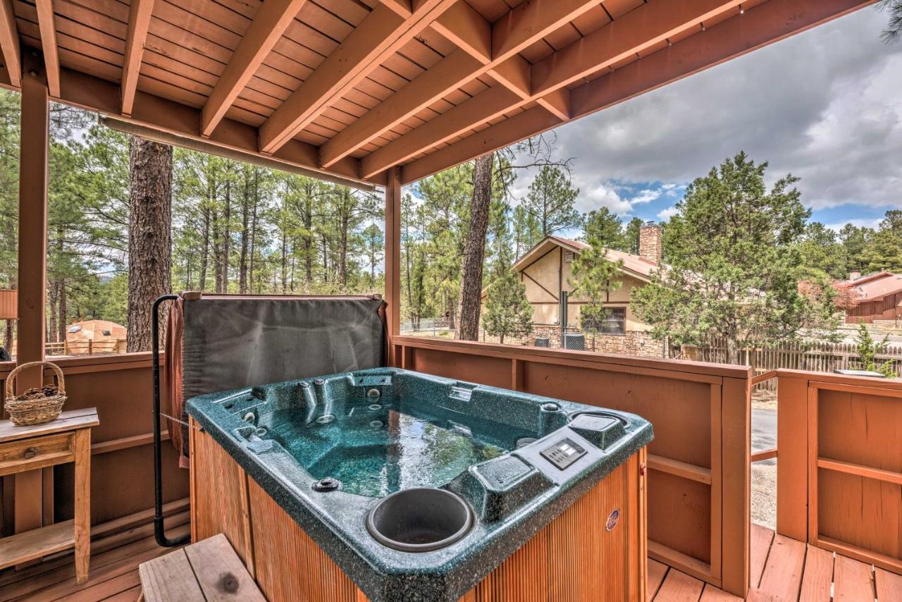 Condo With Hot Tub About 4 Miles To Ruidoso Winter Park! Exteriör bild